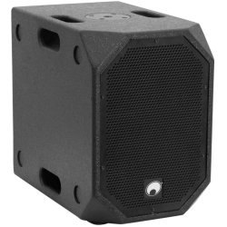 Omnitronic BOB-10A Aktiv Subwoofer + 4 stk. BOB-4 Top Bundle2 - Sort