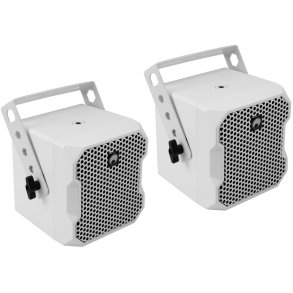 Omnitronic BOB-4 Passiv h�jttaler - 2-Pack - Hvid