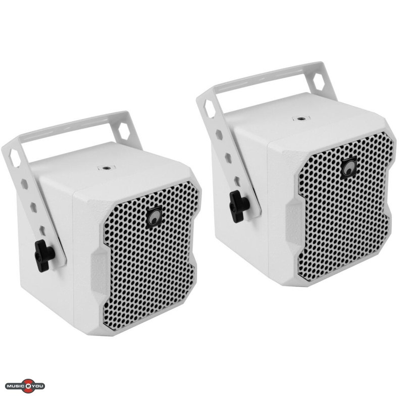 Omnitronic BOB-4 Passiv h�jttaler - 2-Pack - Hvid