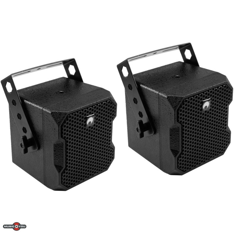 Omnitronic BOB-4 Passiv h�jttaler - 2-Pack - Sort