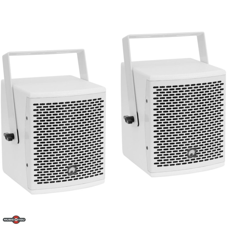 Omnitronic Molly-6 Passiv h�jttaler - 2-Pack - Hvid