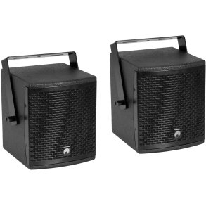 Omnitronic Molly-6 Passiv h�jttaler - 2-Pack - Sort