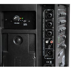 Omnitronic PORTY-8A Aktiv batteri hjttaler med mikrofon