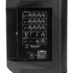 Omnitronic PORTY-8A Aktiv batteri hjttaler med mikrofon