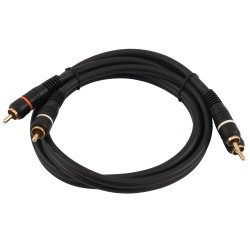 Omnitronic Phono kabel 2xPhono/RCA Han - Han