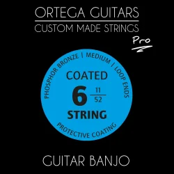 Ortega GBJP-6 Coated Phosphor Bronze Banjostrenge (6-strengs)