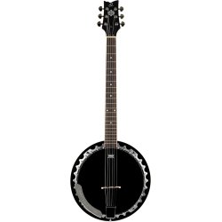 Ortega OBJ350/6-SBK 6-Strenget Banjo med Gigbag