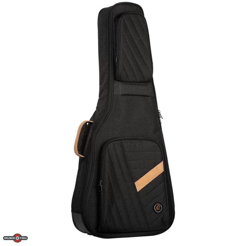 Ortega Deluxe F-formet Gigbag til Western guitar - Sort