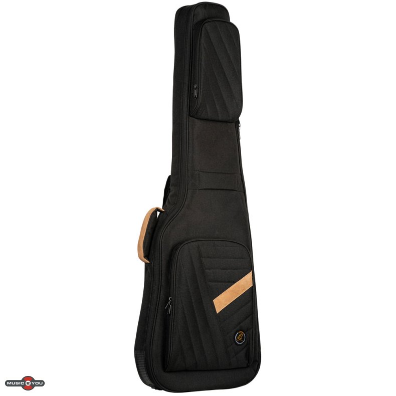 Ortega OGBEB-DLX-BK Deluxe F-formet Gigbag til El Bas