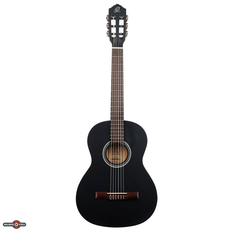 Ortega RST5 Klassisk Spansk guitar 3/4 - Satin Black - DEMO