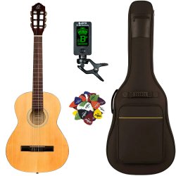 Ortega RST5 Klassisk Spansk 3/4 guitar pakke - Natur