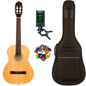 Ortega RST5 Klassisk Spansk 3/4 guitar pakke - Natur