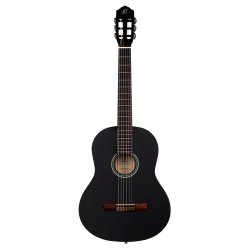Ortega RST5 Klassisk Spansk 4/4 guitar pakke - Satin Black