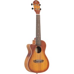 Ortega RUDAWN-CE-L Concert Ukulele med pickup - Venstreh�nds