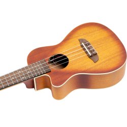 Ortega RUDAWN-CE-L Concert Ukulele med pickup - Venstreh�nds