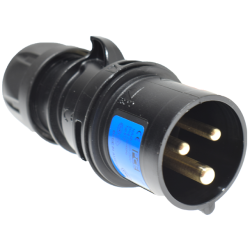 PCE CEE 3P Stikprop 16A - Sort