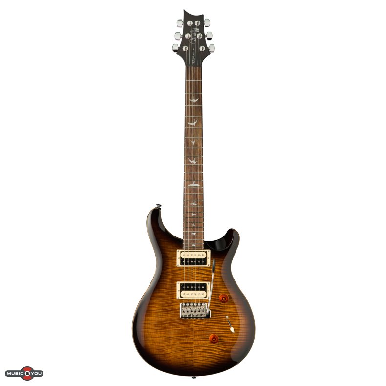 PRS SE Custom 24 - Black Gold Burst El-guitar inkl. gigbag