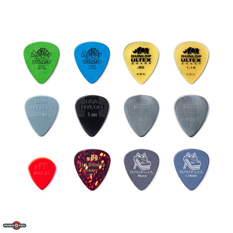 Dunlop PVP102 Medium/Heavy plektre - 12 stk. pakke