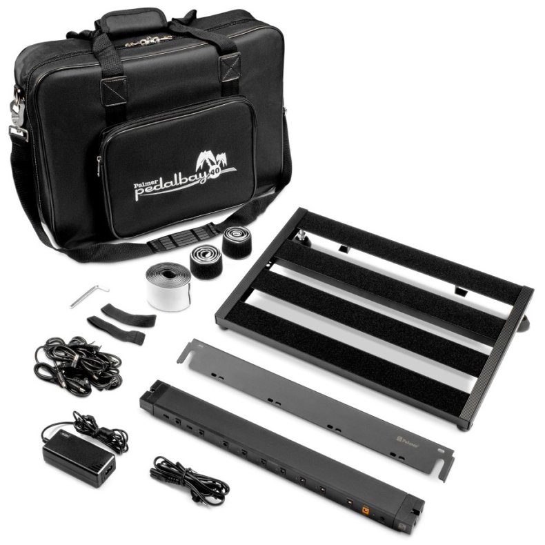 Palmer Pedalbay 40 PB Pedalboard med WTPB40 Strmforsyning