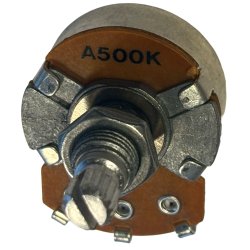 Potentiometer til Guitar 500K ohm - Long Shaft Logaritmisk