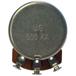 Potentiometer til Guitar 500K ohm - Long Shaft Logaritmisk
