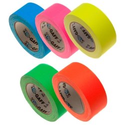 PRO-GAFF Glow Gaffatape 48mm x 22,8m - Flere farver