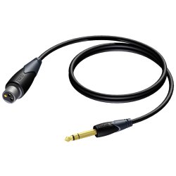 Procab CLA723 - Jack 6,3mm Han Stereo til XLR 3Pol Hun kabel - 1,5m