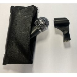 Pulse PM02 Dynamisk Vokalmikrofon inkl. holder og etui med XLR-kabel