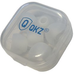 QKZ GJES In-Ear Silikone Propper 6 Pack - Hvid