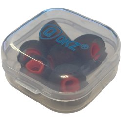 QKZ GJES In-Ear Silikone Propper 6 Pack - Sort