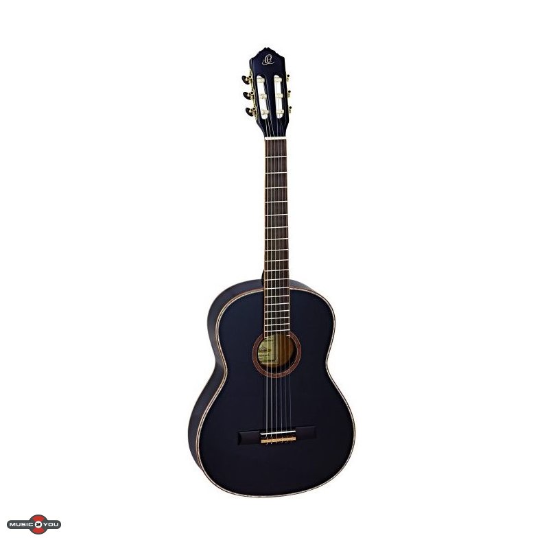 Ortega R221SNBK Klassisk guitar 4/4 Slim Neck - Sort
