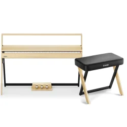 Donner Oura R300 El klaver Bundle - Light wood