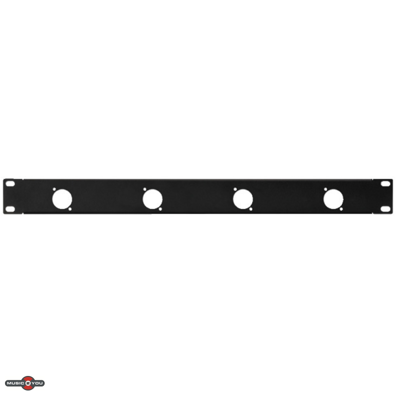 RCP-8730U Rackpanel - 4 x D-Size hul - 19"/1Unit
