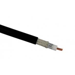 RG213 Antennekabel 50 Ohm Sort - 1m (Meterml)