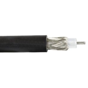 RG58 Kabel 50ohm / �5mm - Sort (Meterm�l)