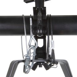 Admiral Saftywire 3mm med Quick Link - 60cm / 5kg - Sort