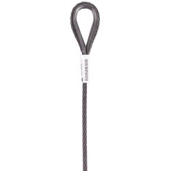 Admiral Saftywire 5mm med Quick Link - 60cm / 15kg - Sort