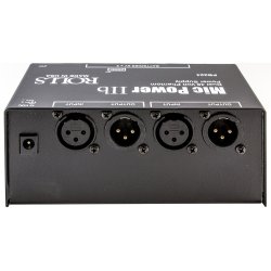 ROLLS PB224 2 Kanals 48V Phantom Power Str�mforsyning til str�m og Batteri