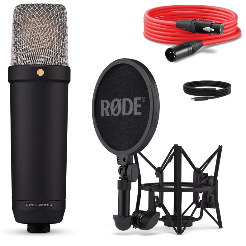 Rde NT1 5th Gen XLR + USB-C Studio mikrofon - Sort