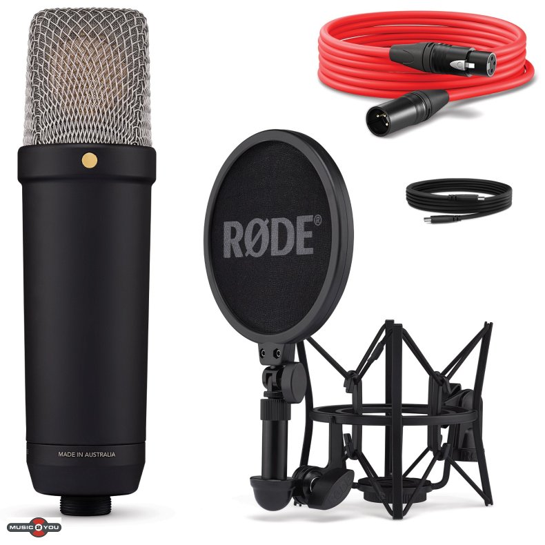 Rde NT1 5th Gen XLR + USB-C Studio mikrofon - Sort