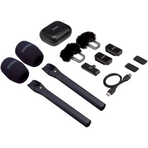 R�DE Wireless Micro USB-C BUNDLE 3 - Sort