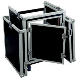 Roadinger Kombi Rack med hjul - 10Unit lodret / 10Unit Vandret  