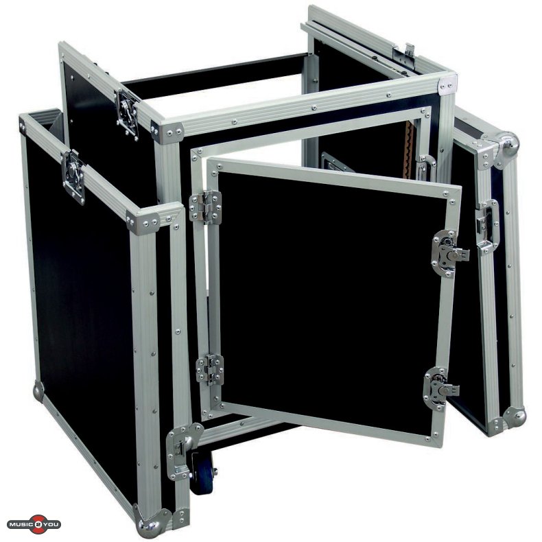 Roadinger Kombi Rack med hjul - 10Unit lodret / 10Unit Vandret  