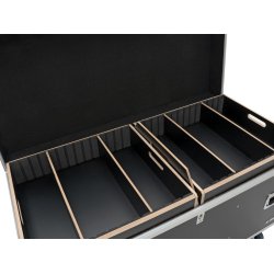 Roadinger TW-2 Pro 120cm housebox med hjul, skilleplader og topbakker