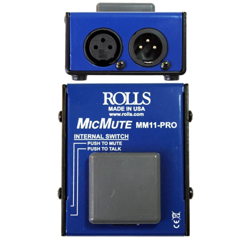 Rolls MM11 Pro Mic Mute Pedal