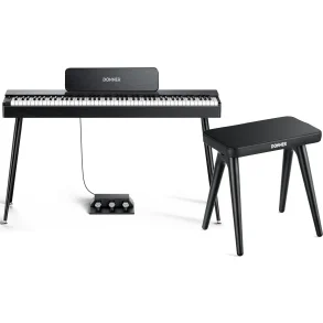 Donner Oura S100 El klaver Bundle - Sort 