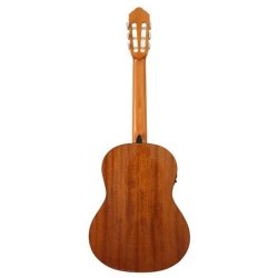 Santana B8 EQ v2 klassisk 4/4 guitar med pickup og tuner - Natur