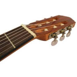 Santana B8 EQ v2 klassisk 4/4 guitar med pickup og tuner - Natur