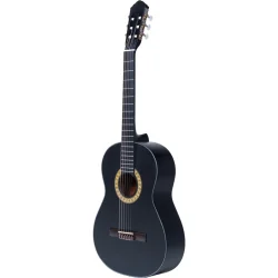 Santana Classical 18 Klassisk guitar 4/4 pakke - Matt Black