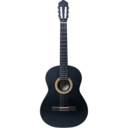 Santana Classical 18 Klassisk guitar 4/4 pakke - Matt Black